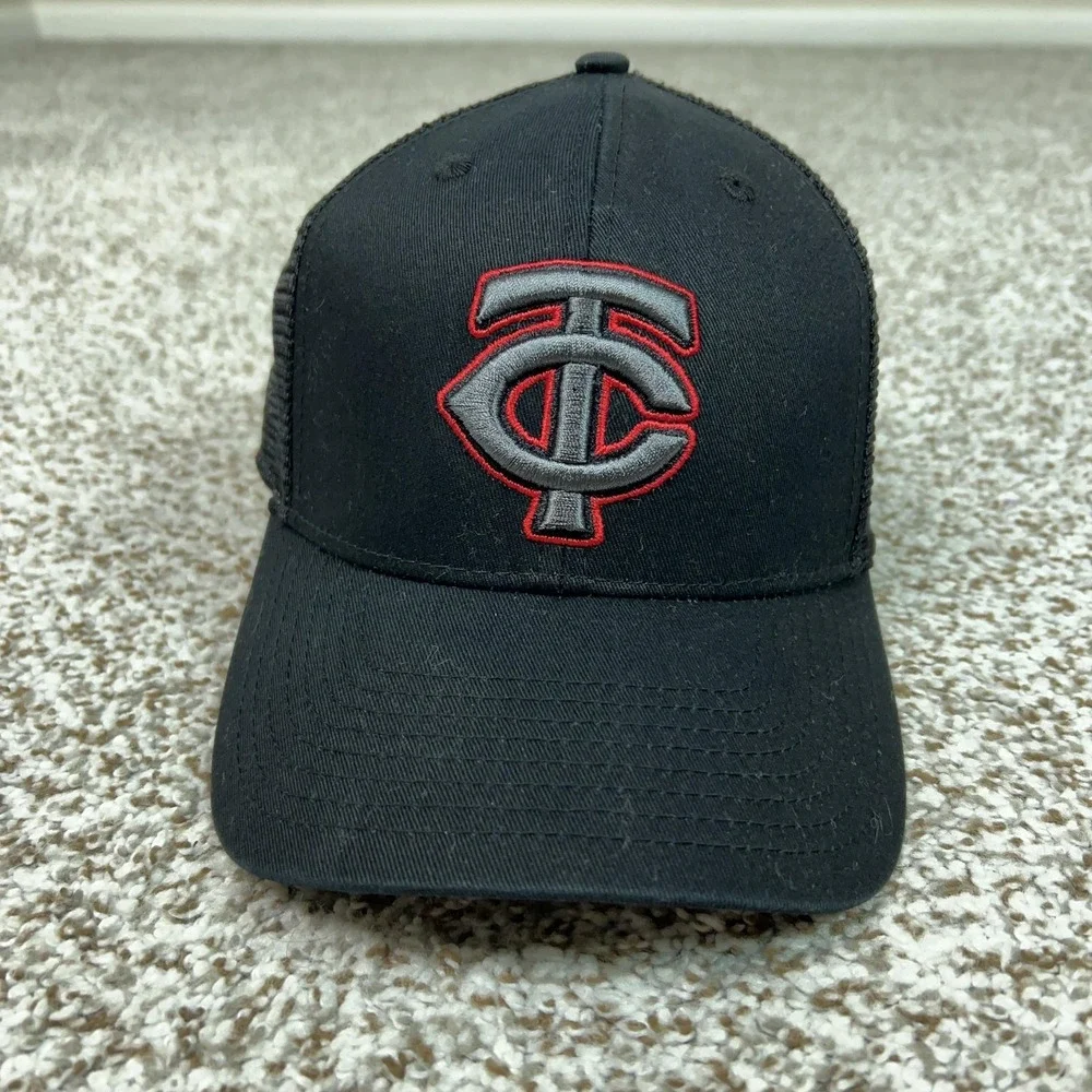 Minnesota Twins Hat Cap Snap Back Mens One Size‎ Black MLB Baseball Fan Favorite